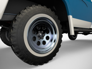 dodge power wagon 1959 Modelo 3D