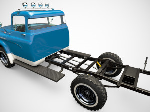 dodge power wagon 1959 Modelo 3D
