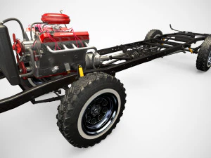 dodge power wagon 1959 3D Model
