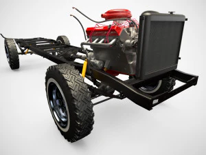 dodge power wagon 1959 3D Model