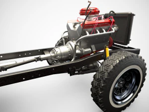 dodge power wagon 1959 3D Model