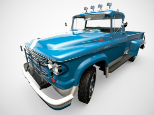 dodge power wagon 1959 Modelo 3D