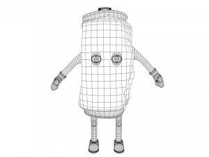 cartoon characters Modèle 3D