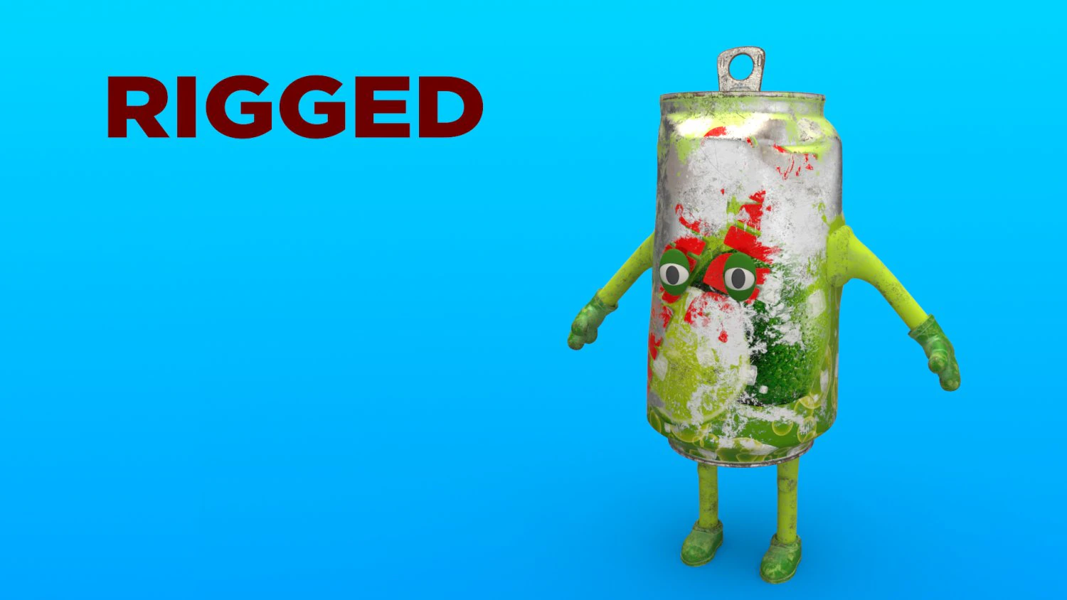 cartoon characters 3D Model .c4d .max .obj .3ds .fbx .stl .blend 