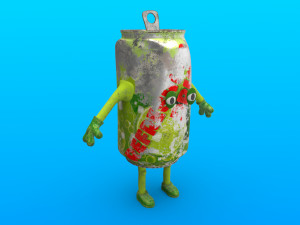 cartoon characters 3D Модель