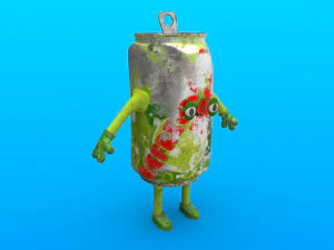 cartoon characters 3D Model