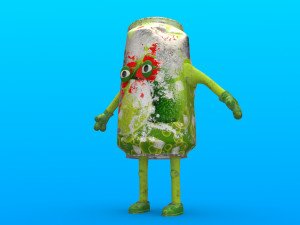 cartoon characters 3D Модель