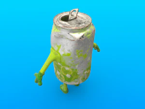 cartoon characters 3D Model