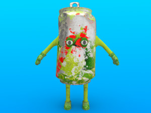 cartoon characters 3D Модель