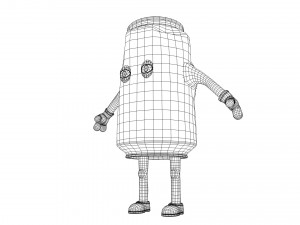 cartoon characters 3D Модель