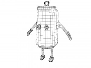 cartoon characters 3D Модель