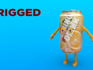 漫画のキャラクター 3Dモデル