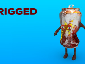 cartoon characters 3D Model
