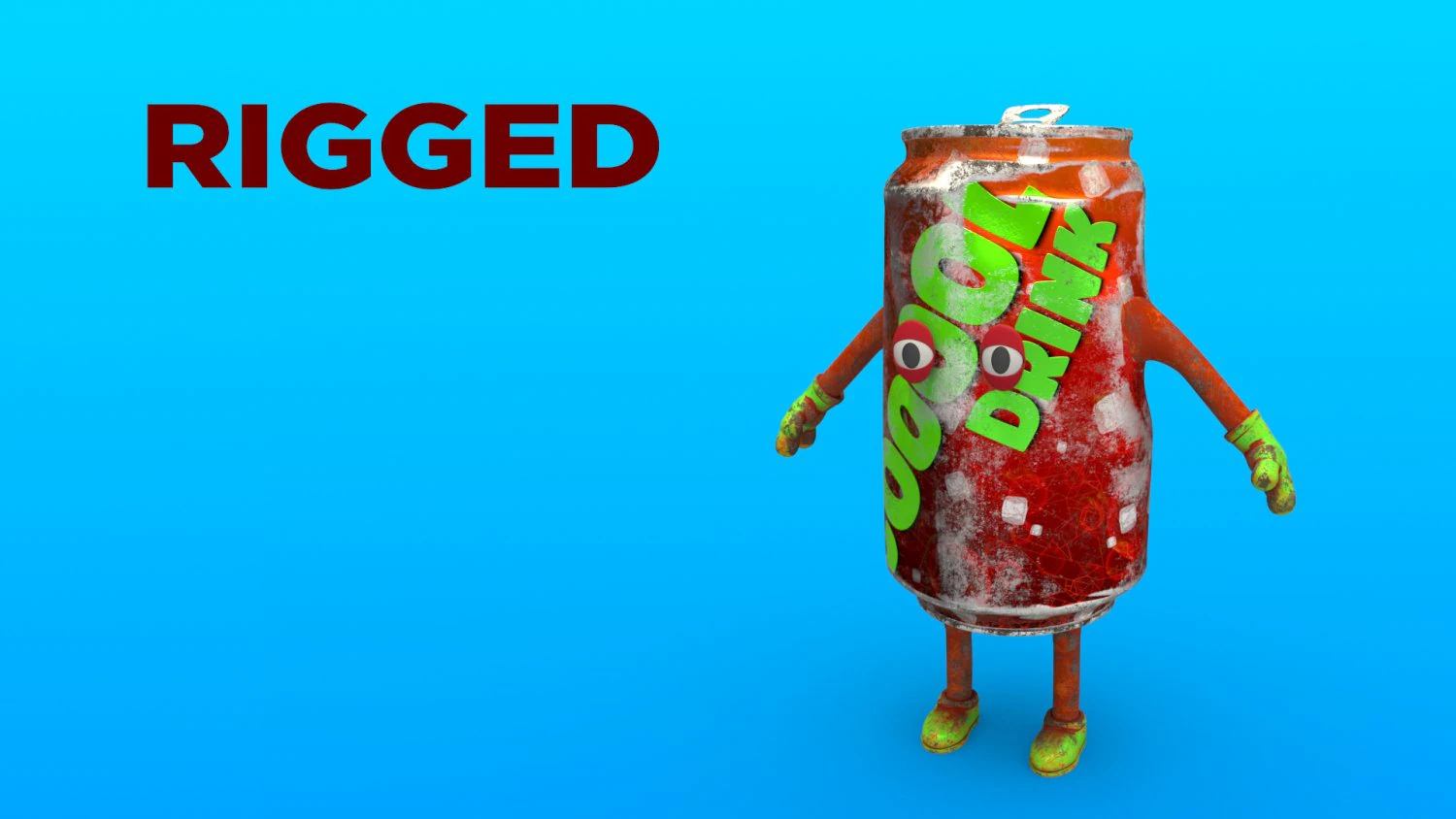 cartoon characters 3D Model .c4d .max .obj .3ds .fbx .stl .blend