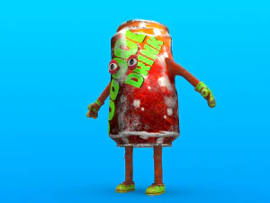 cartoon characters 3D Model