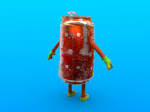 cartoon characters 3D Model