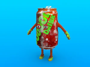 cartoon characters 3D Model