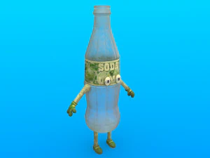 personagens de desenhos animados Modelo 3D