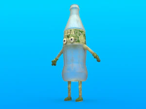 personagens de desenhos animados Modelo 3D