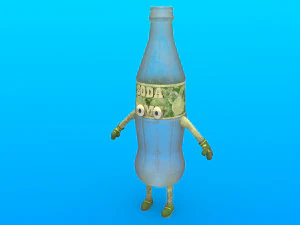 personagens de desenhos animados Modelo 3D