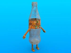 cartoon characters 3D Model
