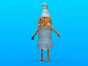 cartoon characters 3D Model