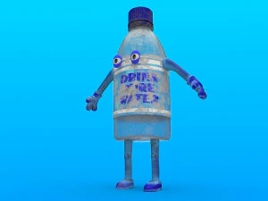 cartoon characters 3D Model