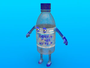 cartoon characters 3D Model