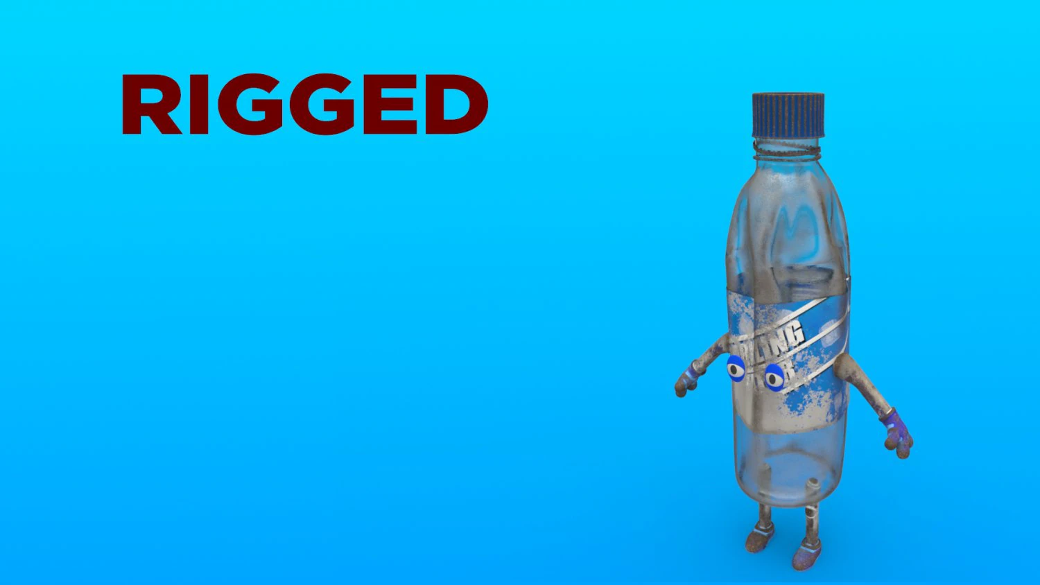 만화 캐릭터 3D 모델 .c4d .max .obj .3ds .fbx .stl .blend 