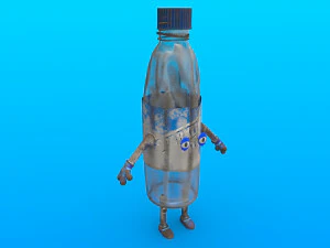 만화 캐릭터 3D 모델