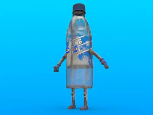 만화 캐릭터 3D 모델