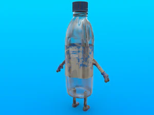 만화 캐릭터 3D 모델