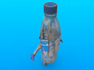 만화 캐릭터 3D 모델