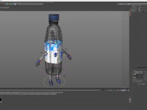 만화 캐릭터 3D 모델