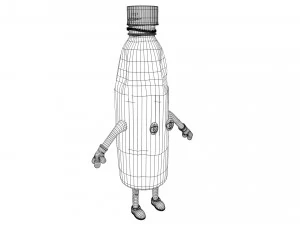 만화 캐릭터 3D 모델