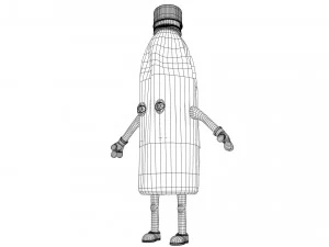 만화 캐릭터 3D 모델