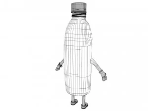 만화 캐릭터 3D 모델