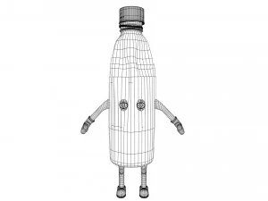 만화 캐릭터 3D 모델