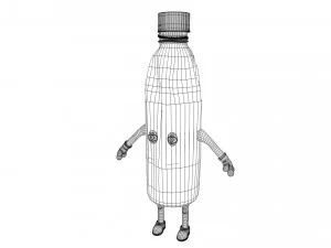 만화 캐릭터 3D 모델