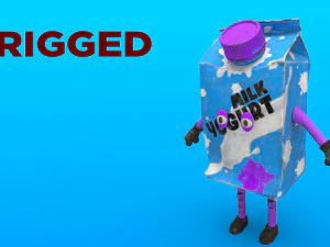 cartoon characters 3D Model