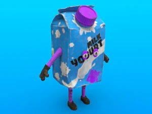 cartoon characters 3D Model