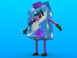 cartoon characters 3D Model