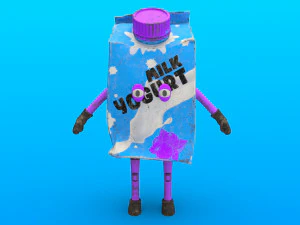 cartoon characters 3D Model