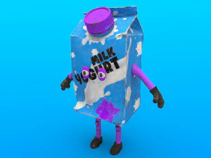 cartoon characters 3D Model