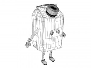 cartoon characters 3D Model