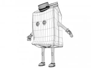 cartoon characters 3D Model