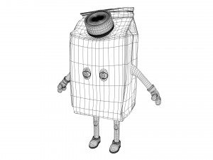 cartoon characters 3D Model