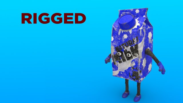 cartoon characters 3D Model .c4d .max .obj .3ds .fbx .stl .blend 
