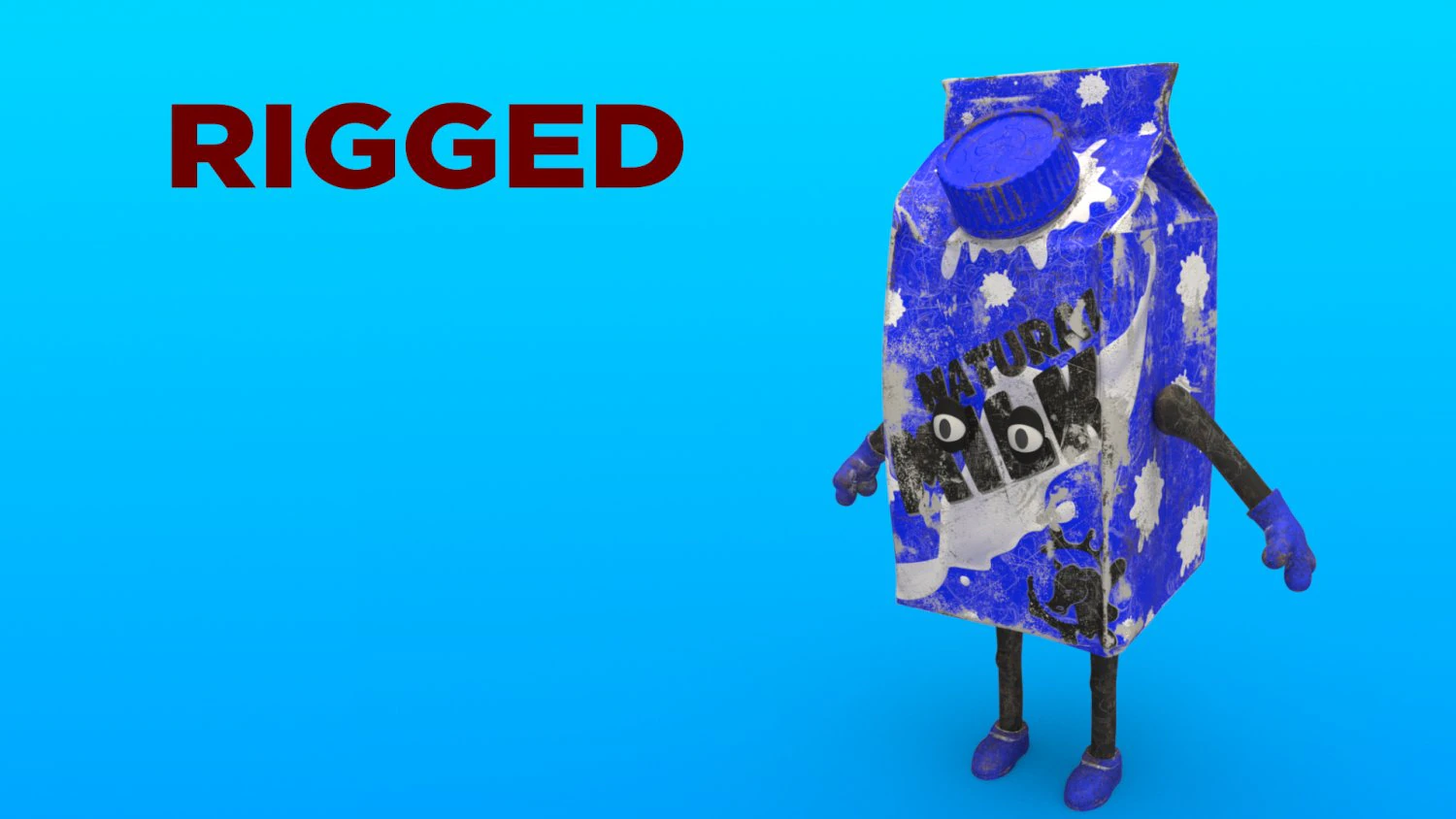 personagens de desenhos animados Modelo 3D .c4d .max .obj .3ds .fbx .stl .blend 