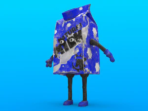 personagens de desenhos animados Modelo 3D